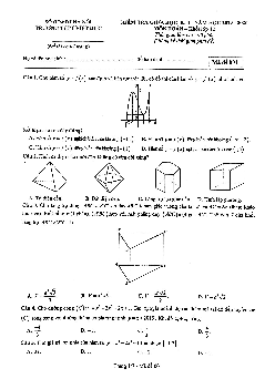 Đề kiểm tra giữa học kì 1 Toán 12 năm 2019 – 2020 trường Việt Đức – Hà Nội