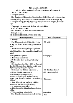 Giáo án Lịch sử và Địa lí lớp 4 Tiết 25 - 28 | Kết nối tri thức