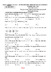 Đề Thi HSG Toán 7 Huyện Lâm Thao 2025-2026 Có Đáp Án