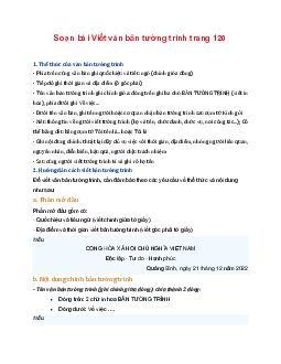 Soạn bài Viết văn bản tường trình trang 120 | Ngữ văn 7 tập 1 Kết nối tri thức