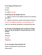 Trắc nghiệm Triết học Mác Lê Nin có đáp án | Đại học Nội Vụ Hà Nội