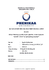 Trình bày quan điểm của chủ nghĩa Mác – Lênin về phạm trù “vật chất”, “ý thức” và ý nghĩa phương pháp luận? | Bài tập lớn môn Triết học Mác - Lênin