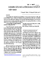 Nghiên cứu đo lường kinh tế số ở VIỆT NAM môn Quản trị kinh doanh | Trường Đại học Kinh doanh và Công nghệ Hà Nội