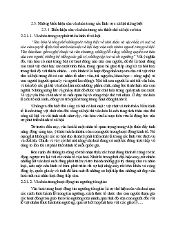 Những biểu hiện của văn hóa trong các lĩnh vực xã hội riêng biệt