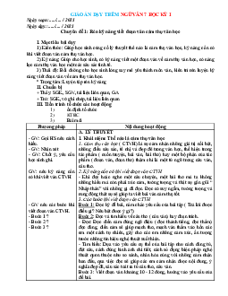 Giáo án dạy thêm Văn 7 học kỳ 1 rất hay