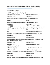 Bài tập chương 3: Mạng và con trỏ | Môn Cấu trúc dữ liệu và thuật toán - Đại học Sư phạm Kỹ thuật Thành phố Hồ Chí Minh