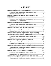 TOP Câu hỏi Trắc nghiệm Môn Marketing 1 | Đại học Kinh tế và Quản trị kinh doanh, Đại học Thái Nguyên