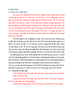 Phát triển các kĩ năng đặc thù cho trẻ KTTT | Trường Đại Học Thủ Đô Hà Nội