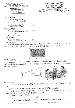 Đề thi học kỳ 1 Toán 8 năm 2019 – 2020 phòng GD&ĐT Quận 1 – TP HCM