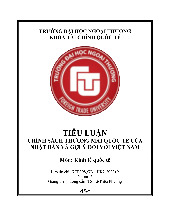 Chính sách thương mại quốc tế của Nhật Bản và gợi ý đối với Việt Nam | Môn Kinh tế quốc tế - Đại học Ngoại Thương