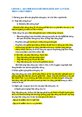 Chương 1 Phép biện chứng duy vật về kế thừa và phát triển | Môn Triết học Mác - Lênin - Đại học Kinh Tế Quốc Dân
