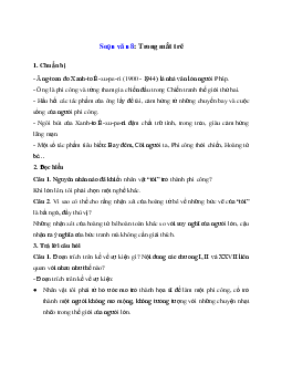 Soạn bài: Trong mắt trẻ Ngữ Văn 8 | Cánh diều