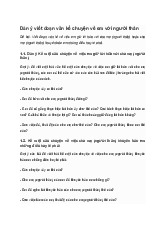 Kể một câu chuyện về việc em giữ lời hứa với cha mẹ (người thân) | Tập làm văn 3