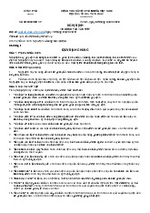 Nghị định 30/2020/NĐ-CP Về Công Tác Văn Thư Tại Việt Nam môn Luật hình sự  | Trường đại học Mở Hà Nội