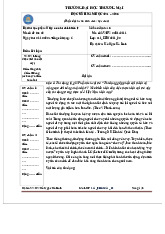 Bài Thi Học Phần Nhập Môn Tài Chính Tiền Tệ - Mã Đề 28 | Trường Đại học Thương Mại