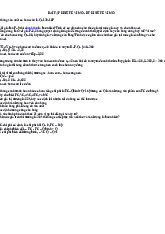 Bài tập môn Kinh tế vi mô | Trường Đại học Kinh Tế Quốc Dân