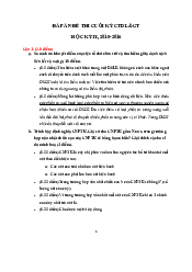 Đề thi cuối kỳ năm 2015 Cấu trúc dữ liệu và giải thuật | Trường Đại học CNTT Thành Phố Hồ Chí Minh