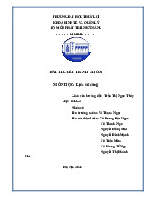 Bài tiểu luận nghiên cứu lịch sử đảng - nhóm 6 môn Lịch sử Đảng | Trường Đại học Thủy Lợi