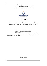 Chiến Lược Marketing Du Lịch cho Trung Nguyên Healing - MKT 2023. Môn Quản trị Marketing (Phenika) | Đại học Trường Đại học Phenika.