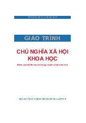 Giáo trình chủ nghĩa xã hội khoa học   | Trường đại học Quốc tế Hồng Bàng