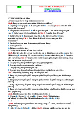 ĐỀ KIỂM TRA GIỮA HỌC KỲ I NĂM HỌC 2025-2026 MÔN: KHTN 8-GHK1