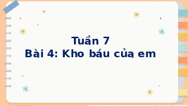 Giáo án điện tử Tiếng Việt 4 Tuần 7 Bài đọc 2 Cánh diều: Những trang sách tuổi thơ