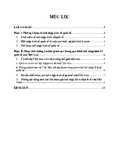 Đại cương môn Kinh tế Quốc tế - Trường Đại học lao động -  xã hội