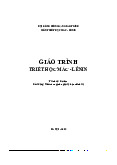 GIÁO TRÌNH MÔN TRIẾT HỌC MÁC - LÊNIN | Đại học Ngoại Ngữ - Tin Học Thành Phố Hồ Chí Minh
