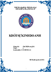 Kế Hoạch Khởi Nghiệp Quán Cafe Xỉu | Bài thảo luận khởi sự kinh doanh