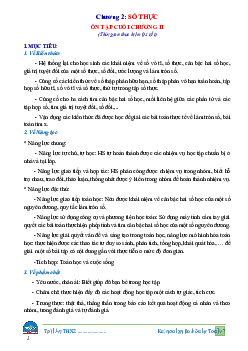 Giáo án Toán 7 Chương 2 Ôn tập cuối chương 2 sách Chân trời sáng tạo