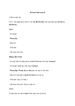 Giải Hoạt động trải nghiệm 7: Kế hoạch nhỏ mùa hè | Cánh diều