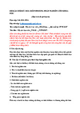 Bài tập cuối kỳ môn Phương pháp nghiên cứu khoa học | Đại học kinh tế quốc dân