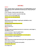 Trắc nghiệm kinh tế vĩ mô theo chương- Trường đại học Văn Lang