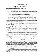 Chương 1: Đại cương hóa vô cơ | Tài Liệu Học Tập Hóa Học 1