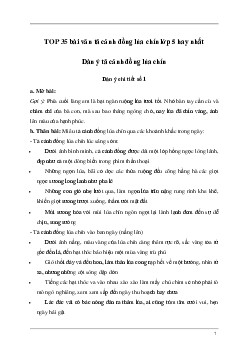 Tập làm văn: Tả cánh đồng lúa chín | Tiếng việt 5