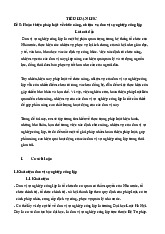 Tiểu luận Hoàn thiện pháp luật về chức năng, nhiệm vụ đơn vị sự nghiệp công lập môn Luật hành chính | Trường Đại học Kinh Doanh và Công Nghệ Hà Nội