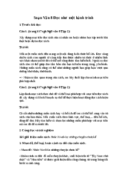 Soạn bài Đọc như một hành trình | Ngữ văn 8 sách Kết nối tri thức