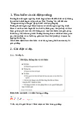 Chương 3 - Tìm Hiểu Về Prolog: Cài Đặt & Ví Dụ Cơ Bản Môn Trí tuệ nhân tạo | Trường Học Viện nông nghiệp Việt Nam