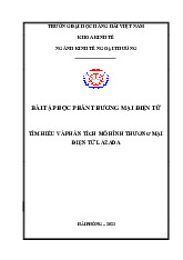 PHÂN TÍCH MÔ HÌNH THƯƠNG MẠI ĐIỆN TỬ LAZADA - KT1702