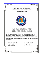 Preparing for Job Loss in a Recession - Discussion Paper | Bài thảo luận tiếng anh thương mại