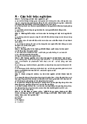 Trắc nghiệm chủ nghĩa xã hội khoa học | Đại học Kinh Tế Quốc Dân