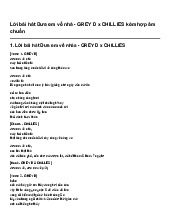 Lời bài hát Đưa em về nhà - GREY D x CHILLIES kèm hợp âm chuẩn