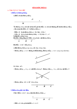 Chuyên đề hình học phẳng theo chương trình SGK Toán 6 mới
