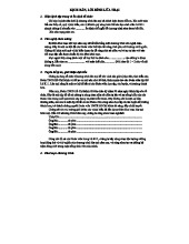 Kịch Bản và Lời Bình Chương Trình Lửa Trại L6 K11