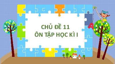 Chủ đề 11. Ôn tập học kì 1 | Bài giảng PowerPoint Dạy Thêm Văn 6 | Cánh diều