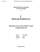 The impact of ai on student’s self- learing process môn English Studies| Trường Đại học Thăng Long