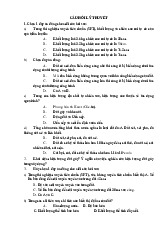 Câu hỏi ôn tập ĐCCT - Ôn thi cuối kỳ | môn Địa chất Công trình | Trường đại học kiến trúc Hà Nội