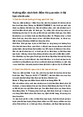 Hướng dẫn cách tính điểm thi qua môn ở đại học chính xác