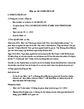 Bản Án Hình Sự Sơ Thẩm Số: 174/2023 - Tóm Tắt & Bình Luận | Môn Luật tố tụng hình sự Việt Nam - Đại học Cần Thơ