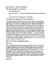 Đoạn văn nói lên suy nghĩ của em về việc bảo vệ môi trường | Tập làm văn 5 Kết nối tri thức